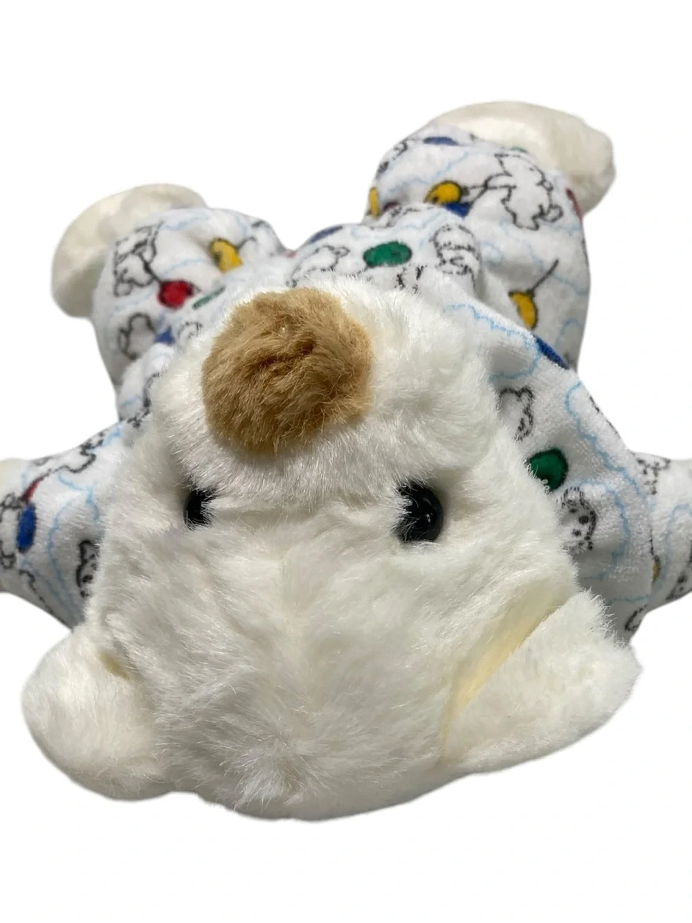 Carter's Prestige Terry Cloth Teddy Bear Balloons Rattle Plush Stuffed Animal